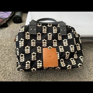 Orla Kiely ETC Nylon Black bag